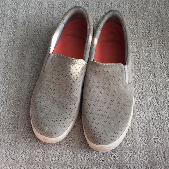 dr scholl's perforated slip ons